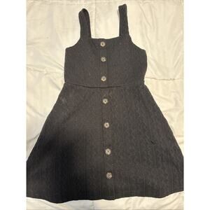 Love Squared Girls Black Dress Small Toddler